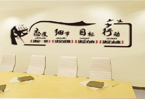 涟源企业文化墙主要展示什么？