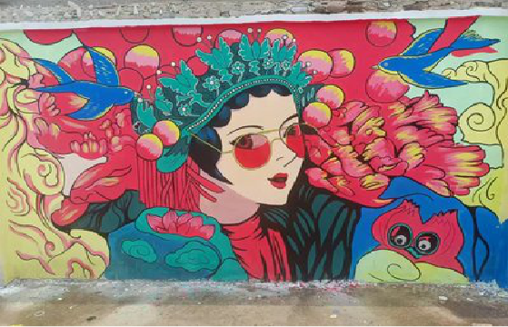 涟源墙体彩绘-网红墙