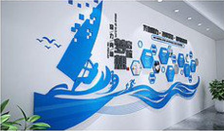 涟源海浪主题文化墙如何设计？