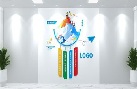 涟源公司企业形象墙的工艺材料有哪些？