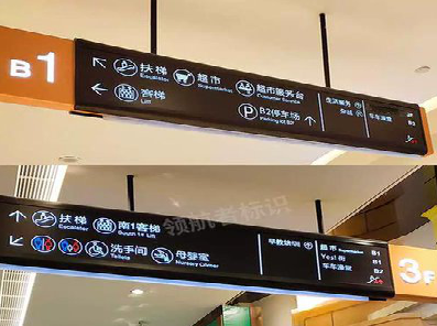 涟源如何通过商场标识牌引导客流分布？