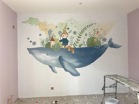 涟源手绘墙的特点及优势。