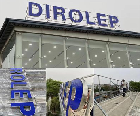 涟源楼顶发光字安装的注意事项。